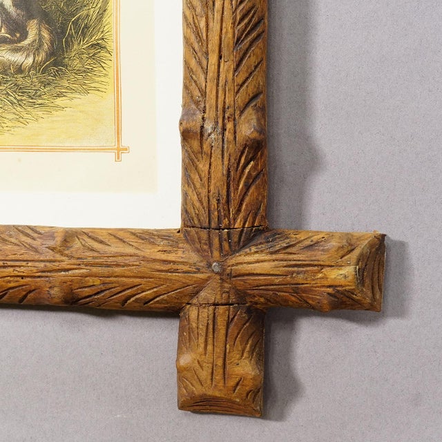 Late 19th Century Antique Lithography Print With Sporting Dogs 19th Century For Sale - Image 5 of 6