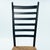 Italian Ebonised Straw Webbing Highback Side Chair in style of Chiavari, 1970s For Sale - Image 9 of 14