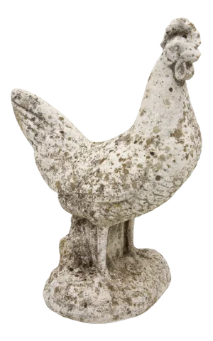 French Cast Stone Rooster