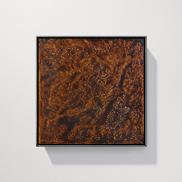 Mats Wieslander, Whispers of the Forest No 1, 2025, Acrylic and Ink on Oxidized Sheet Metal For Sale - Image 6 of 6