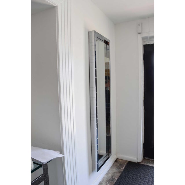 1970s Paul Evans Cityscape Mirror in Chrome, Signed For Sale - Image 5 of 8