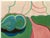 An abstract landscape that leads one on a path of color in hues of pinks, coral, peach, leafy greens, celadon, and teal....