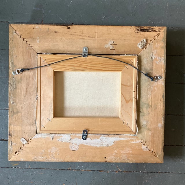 1980’s Vintage Impressionist Pete Dunne Australian Landscape Painting Ornate Frame For Sale - Image 4 of 5