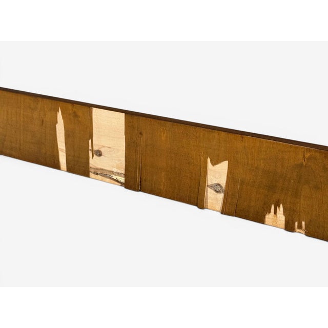 Wood Edmond J. Spence, King Size Headboard, Walnut, Sweden, 1950s For Sale - Image 7 of 8