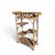 Vintage Rattan Wrapped Etagere With Staggered Shelving For Sale In Chicago - Image 6 of 8