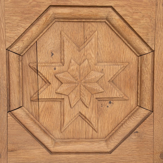 1970s 1970s Oak Brutalist Cabinet For Sale - Image 5 of 17