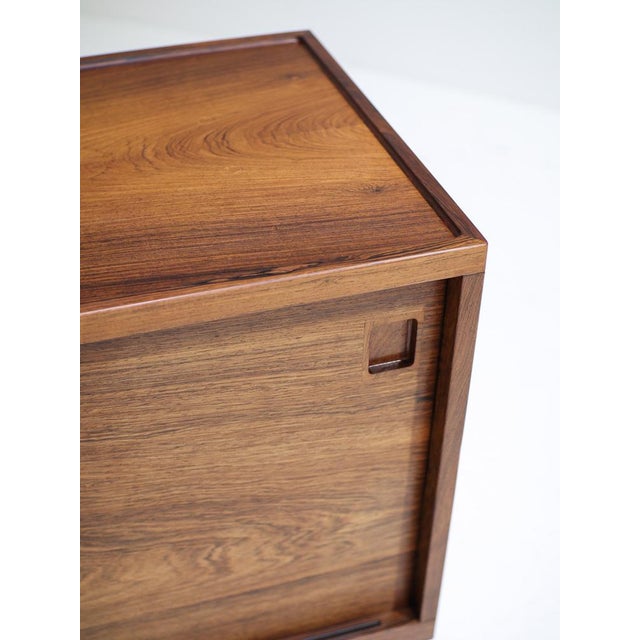 Mid-Century Modern Vintage Danish Model 20 Sideboard in Kingwood by Niels Otto Møller forJ.L. Møllers, 1960s For Sale - Image 3 of 18