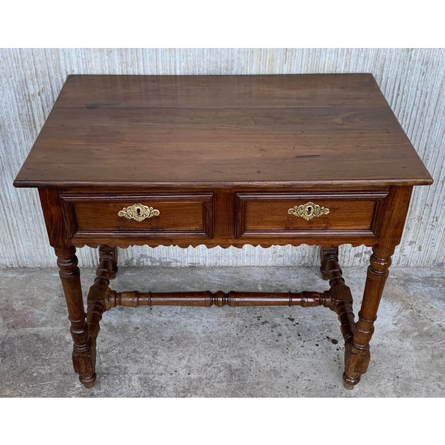 Spanish Early 20th Spanish Mobila Country Console Table For Sale - Image 3 of 13