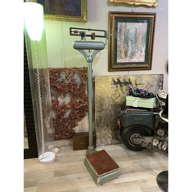 Gray Vintage Weighing Scale For Sale - Image 8 of 8