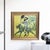 Original Pickleball Player & Wolf Painting in Brushed Gold Frame, Oil on Canvas, 15" X 15" by Tatiana Duperault For Sale - Image 4 of 6