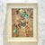 Elevate your space with this striking vintage boho abstract mixed media artwork. A fascinating collage of sketches on...
