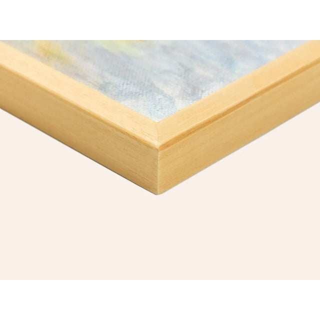 Wood Helga Müller, Blue Hour, 1990, Acrylic on Paper For Sale - Image 7 of 10