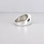 Large Vintage Sterling Silver, Onyx Cabochon, & Diamond Men's Signet Style Ring For Sale - Image 11 of 15