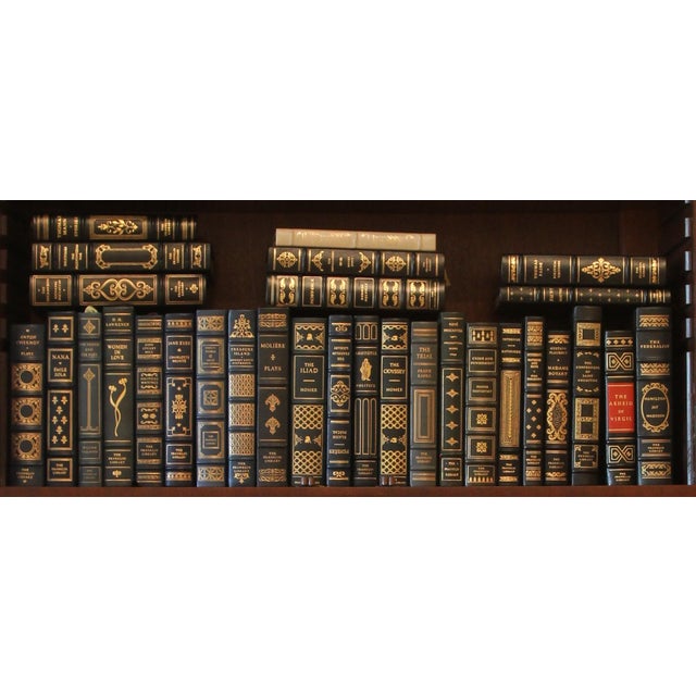 51 leather-bound classics, almost all from The Franklin Library's 100 Greatest Books of All Time and related collector...