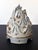 A Korean ceramic mountain form brush rest made as an ornament to rest the pen brush for scholar's desk circa late 19th...