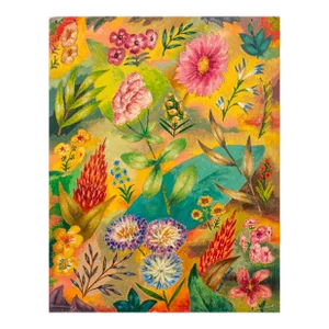 Fred Biesel "Cosmos Radiance" Oil on Board, 1949
