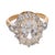 Traditional 1910s Belle Époque French Gia 1.52 Carat Old Mine Cut Diamond 18k Gold Silver Ring, Size 3.5 For Sale - Image 3 of 8