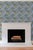 Shell of a Good Time Grasscloth Wallpaper by House Party | Ocean Blue | 6 Yards For Sale - Image 4 of 8