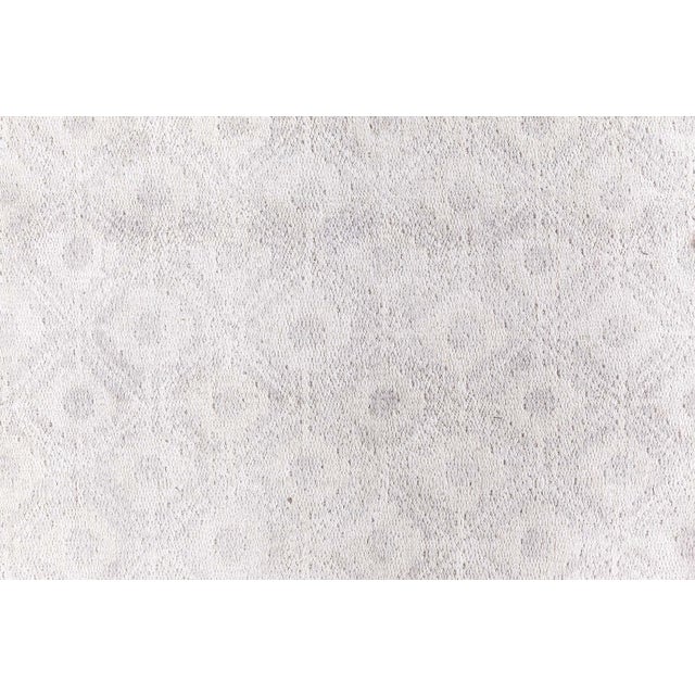 Mid-20th Century Indian Light Beige Handmade Cotton Runner For Sale - Image 9 of 10