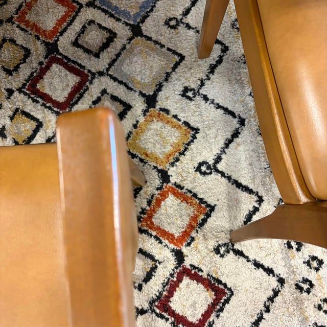 Nathan Furniture Vintage High Back Dining Chairs Set of 6 For Sale - Image 12 of 13