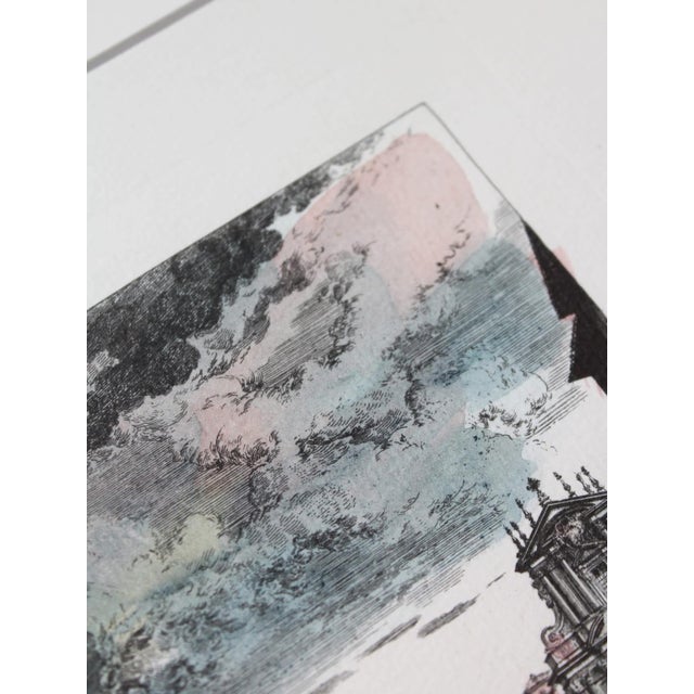 Mid 18th Century Giovanni Battista Piranesi, View of the Vast Trevi Fountain, 1750, Ink & Watercolor & Paper For Sale - Image 5 of 10