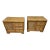 1970s American of Martinsville Rattan Night Stands - a Pair For Sale