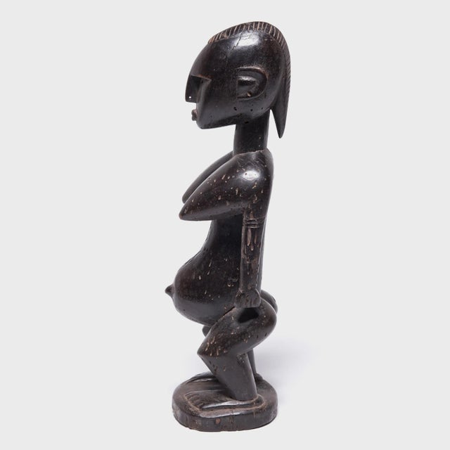 Tribal Vintage Bambara Female Figure For Sale - Image 3 of 5