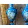 Pair of Large Antiques French Ormolu-Mounted & Painted Pair of Sèvres Porcelain For Sale - Image 16 of 18
