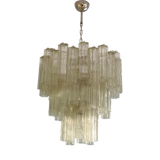 Honey Murano Glass Tronch Chandelier For Sale