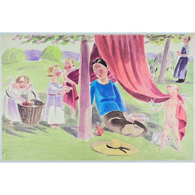 Lithograph on paper realized by Jan Knap in 1999. Signed in the plate. Plate from the Suite "Ordered Melody", published by...