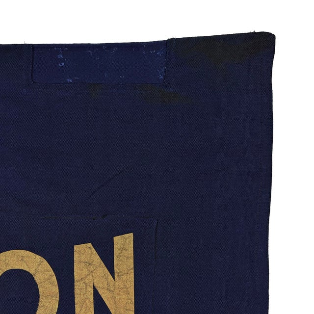 American Vintage Distressed Cotton State Flag of Oregon For Sale - Image 3 of 8