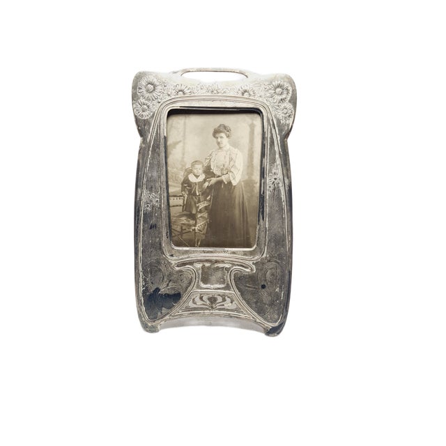 Art Nouveau Bronze Frame, Denmark, 1900s, in Very Good conditions. Designed 1890 to 1919