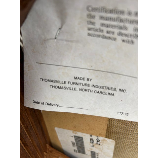 1990s Thomasville Mystique Asian Chinoiserie Arm Chair For Sale - Image 9 of 9