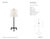 Thomas O'Brien by Visual Comfort Signature Parish Buffet Lamp in Aged Iron with Linen Shade Designer: Thomas O'Brien...