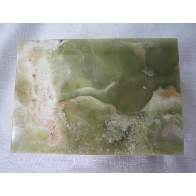 Italian Onyx Jewelry Box For Sale - Image 6 of 6