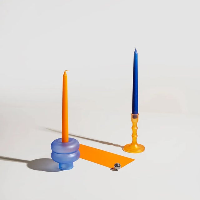 Contemporary Candleholders by Bilge Nur Saltik for Form&seek, Set of 2 For Sale - Image 3 of 8
