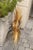 Mid-Century Modern Vintage French Gilt Metal Sunburst Flush Mount Light Fixture from the 1950s For Sale - Image 3 of 11