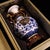This is a magnificent and highly decorative vintage Chinese vase, blending the classic elegance of blue and white...