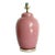 Postmodern Pink Gloss Ceramic Table Lamp For Sale