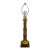 Vintage Tyndale Sculptural Lotus Brass Table Lamp, Rewired For Sale