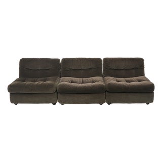 Amanta Three-Seater Modular Sofa by Mario Bellini for C&B Italia, 1960s, Set of 3 For Sale