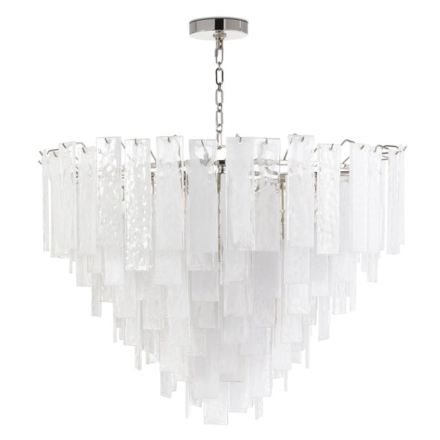 Regina Andrew Glacier Water Glass Chandelier, Large For Sale In Detroit - Image 6 of 8