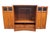 Late 20th Century Stickley Furniture Harvey Ellis Solid Cherry Arts & Crafts Mission Style 51" Media Cabinet 89-1146 - #32 Onondaga Finish For Sale - Image 5 of 13