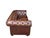 Vintage Cognac Brown Leather Chesterfield Sofa | Deep Tufted English Club Couch For Sale - Image 11 of 14
