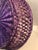Late 20th Century Vintage 15” Purple Wicker Basket For Sale - Image 5 of 7