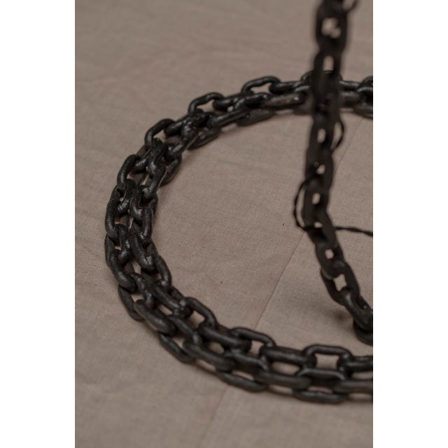 Artisan Chain Link Floor Lamp, France, 1960s For Sale - Image 6 of 8