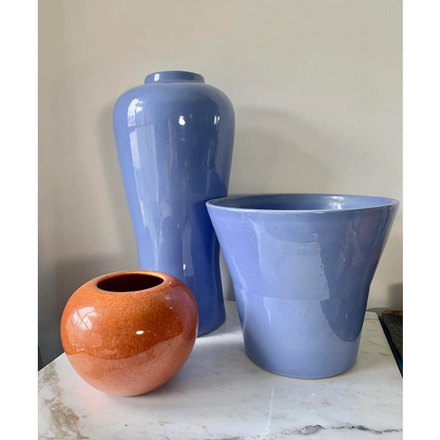 Ceramic Style of Paul McCobb's M-2 Large Mid-Century Pottery Planter Attributed to Alamo Pottery For Sale - Image 7 of 10