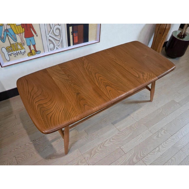 Mid-Century Modern Plank Coffee Table in Elm by Lucian Ercolani for Ercol, 1970s For Sale - Image 10 of 16