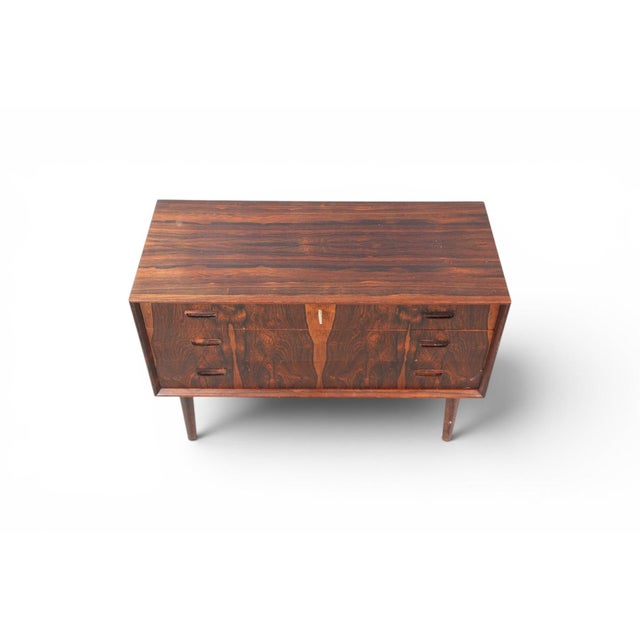 Mid-Century Modern Johannes Sorth Rosewood Three Drawer Gentleman's Chest For Sale - Image 3 of 5