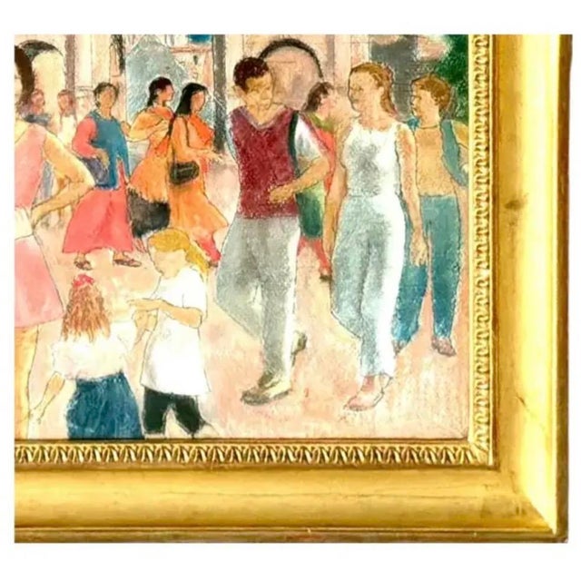 Parisian Street Pastel Painting “Arc De Triomphe, Paris” by Andrè Vignoles For Sale In Tampa - Image 6 of 10